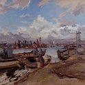 Niva rever estuary (cloud) 1949 oil on canvas 75x94